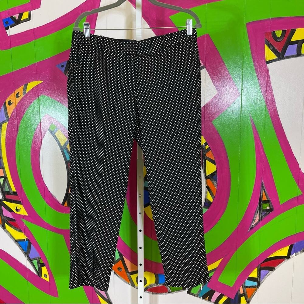 J. Crew, Cafe Capri, Polka Dot Wool Blend. Size 8. In excellent condition!